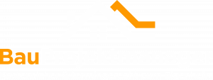 Logo Bauprojektmanager weiss orange