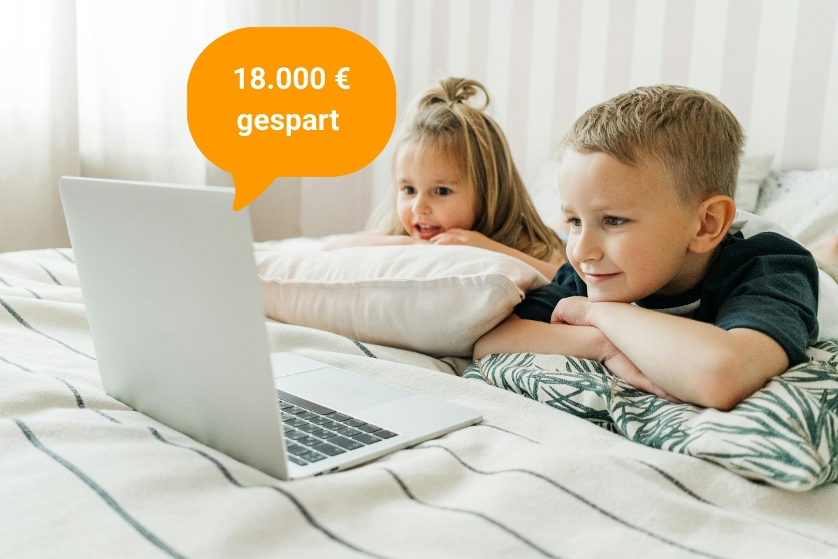 18.000 Euro gespart